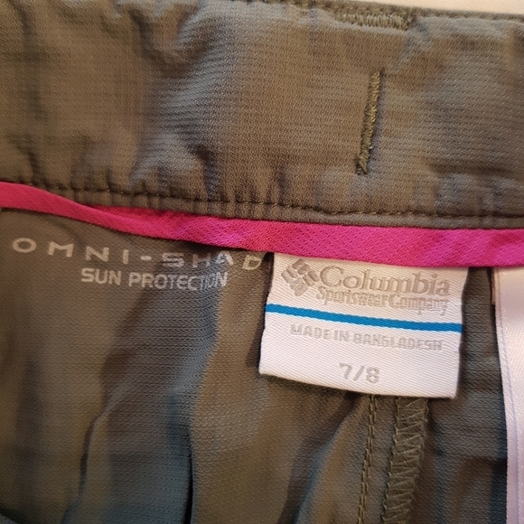 Columbia girls size 7-8 skirt with modesty shorts under green - Picture 5 of 8